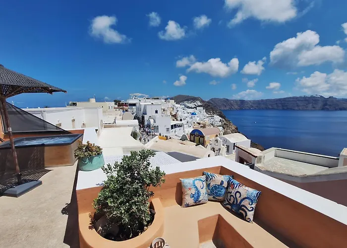 Villa Oasis Oia With Caldera View